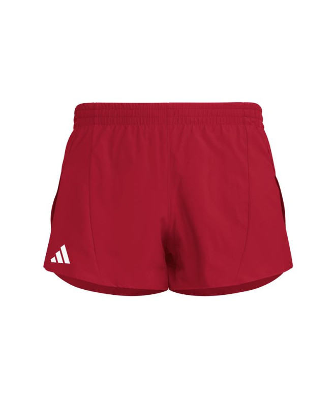 Pantalones de Running adidas Adizero Split Hombre Rojo