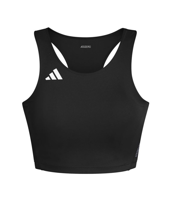 Camiseta de Running adidas Adizero Crtop Mujer Negro
