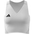Camiseta de Running adidas Adizero Crtop Mulher Branco