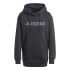 Moletom de Montanha adidas Terrex Multi Large Logo Hoody Mulher Preto