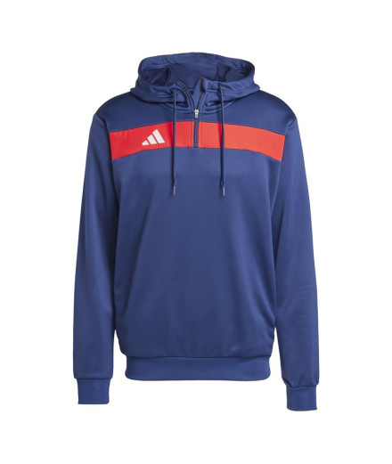Sweat de Football adidas Tiro Es Hd Homme Bleu Marine/Rouge