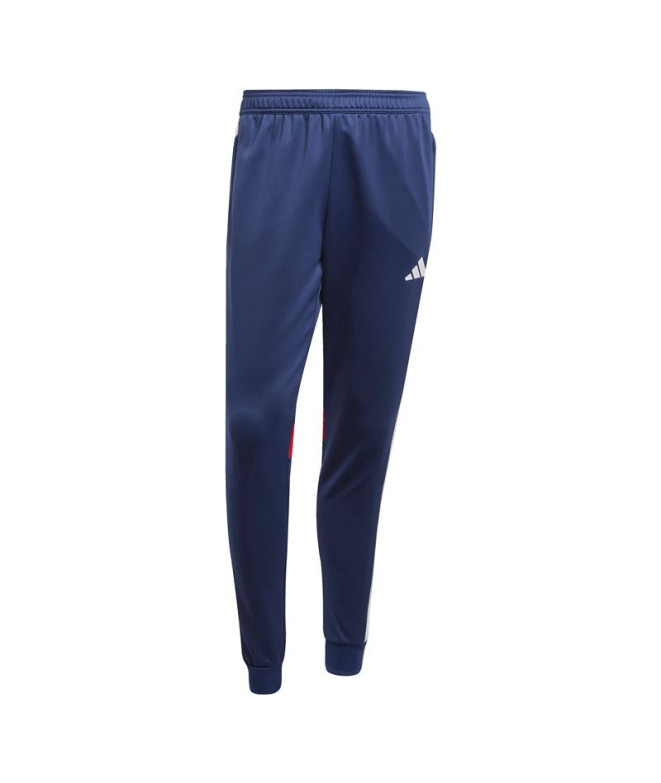 Pantalones de Fútbol adidas Tiro Es Hombre Azul Marino/Rojo