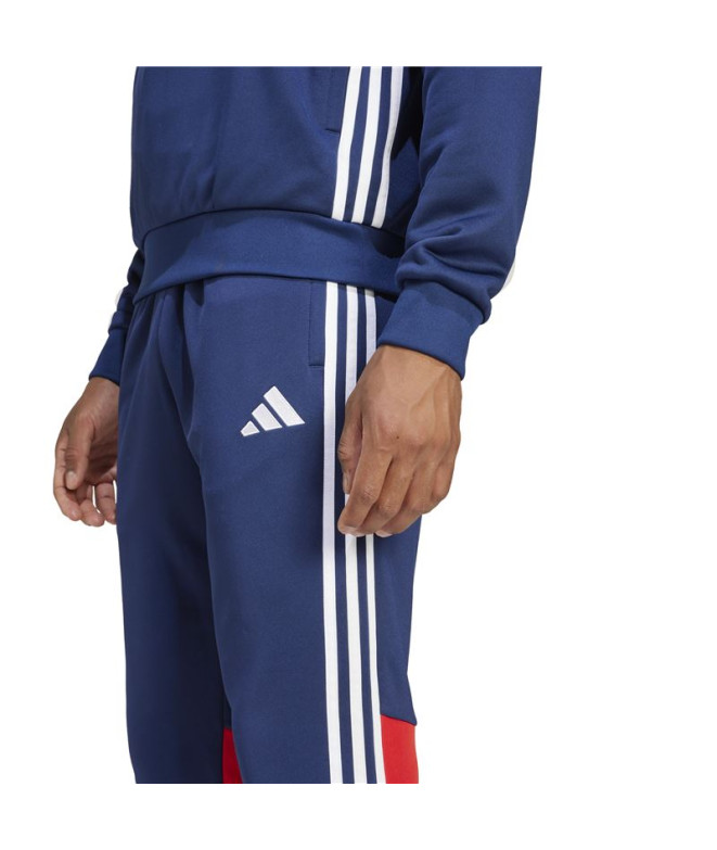 Pantalons de Football adidas Tiro Es Homme Bleu...