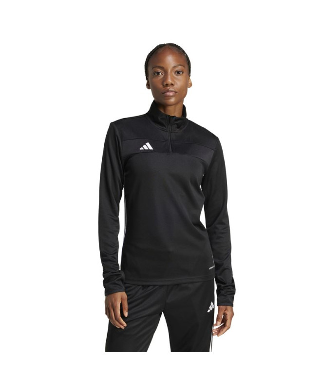 T-shirt de Football adidas Tiro Es Haut Femme Noir/Blanc