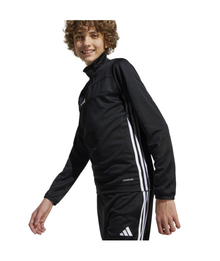 T-shirt de Football adidas Tiro Es Haut Enfant Noir/Blanc