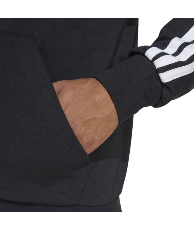 Moletom adidas 3 Bandas French Terry Fz Hd...