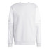 Sweat de Football adidas Squadra25 Sw Crew Homme Gris/Blanc