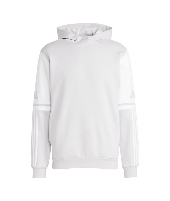 Sudadera de Fútbol adidas Squadra25 Sw Hood Hombre Gris/Blanco