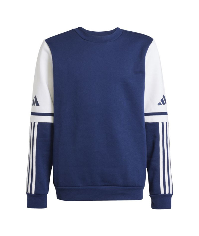 Sudadera de Fútbol adidas Squadra25 Sw Crew Infantil Azul/Blanco