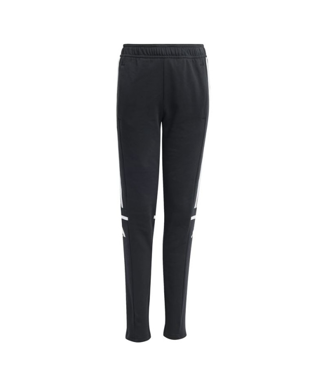 Pantalones de Fútbol adidas Squadra25 Sw Infantil Negro/Blanco