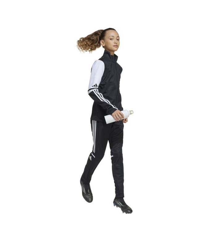 Chaqueta de Fútbol adidas Squadra25 Tr Infantil Negro/Blanco
