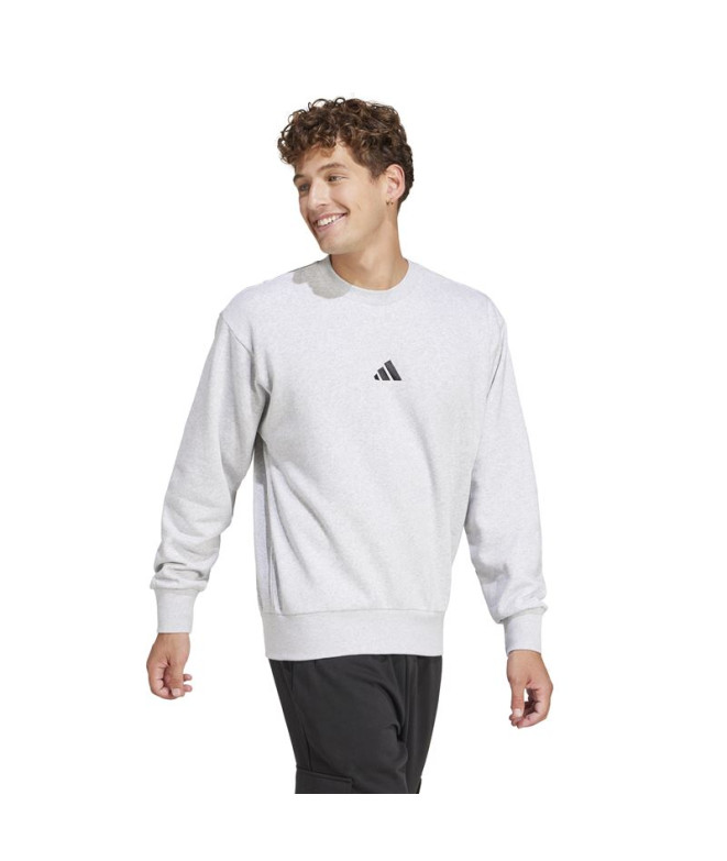 Sweat adidas Feelcozy Swt Homme Gris/Noir
