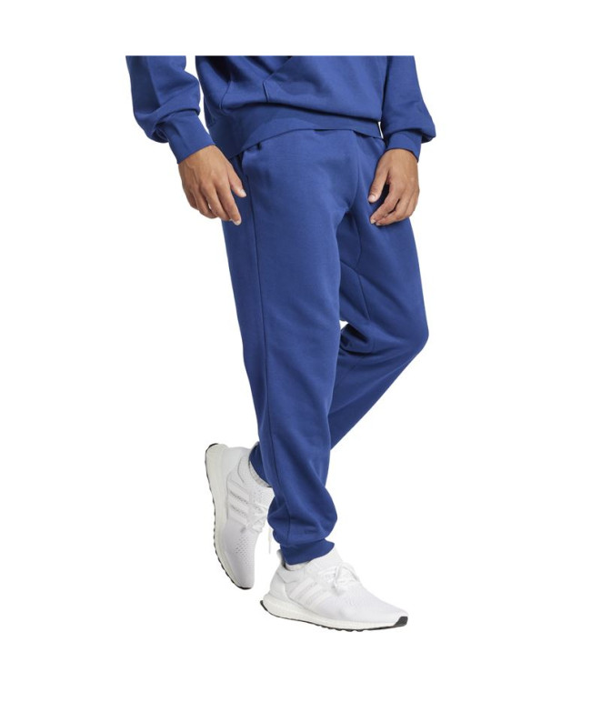 Calça adidas Feelcozy Homem Azul Escuro/Branco