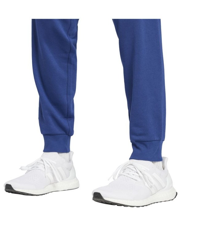 Pantalons adidas Feelcozy Homme Bleu Foncé/Blanc