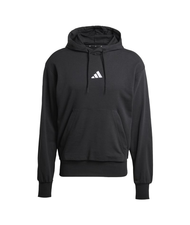 Sudadera adidas Feelcozy Hd Hombre Negro/Blanco
