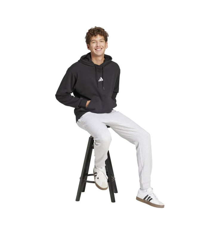 Sudadera adidas Feelcozy Hd Hombre Negro/Blanco