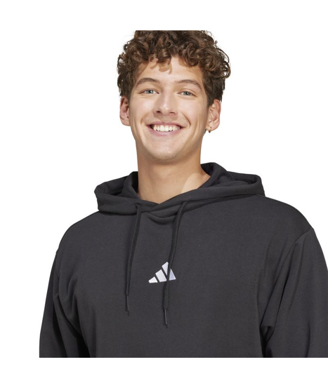 Sudadera adidas Feelcozy Hd Hombre Negro/Blanco