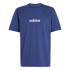 T-shirt adidas Lin Sj Homme Bleu Foncé/Blanc