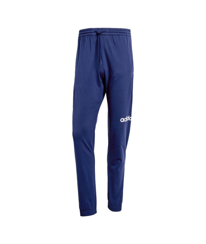Pantalones adidas Lin Sj Hombre Azul Oscuro/Blanco