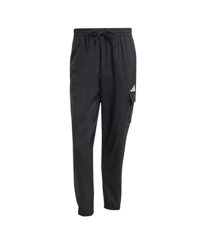Pantalones adidas Sl Cargo Hombre Negro/Blanco