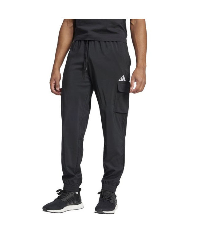 Calça adidas Sl Cargo Homem Preto/Branco