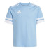 Camiseta de Futebol adidas Squadra25 Jsy Infantil Azul/Branco