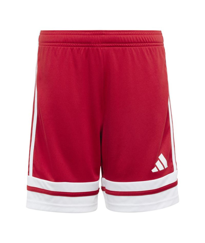 Pantalones de Fútbol adidas Squadra25 Sho Infantil Rojo