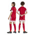 Calça de Futebol adidas Squadra25 Sho Infantil Vermelho