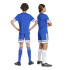 Pantalons de Football adidas Squadra25 Sho Enfant Bleu/Blanc