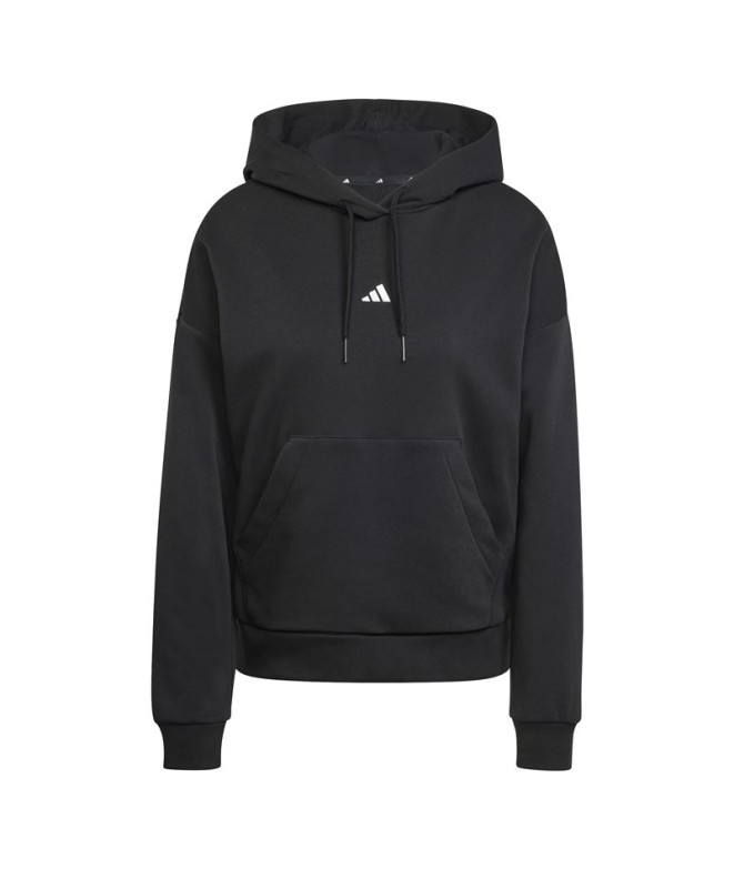Sudadera adidas Sl Fc Hd Mujer Negro/Blanco