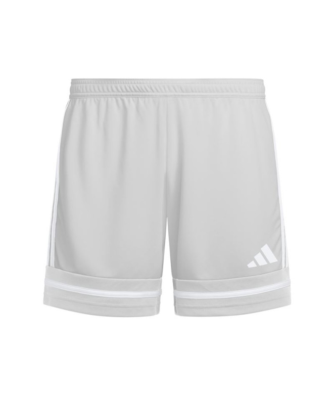 Pantalones de Fútbol adidas Squadra25 Sho Infantil Gris/Gris/Blanco