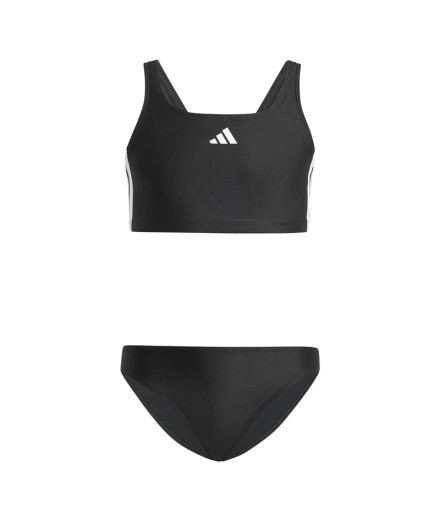 Biquíni de Natação adidas 3 Bandas Bld Menina Preto/Branco