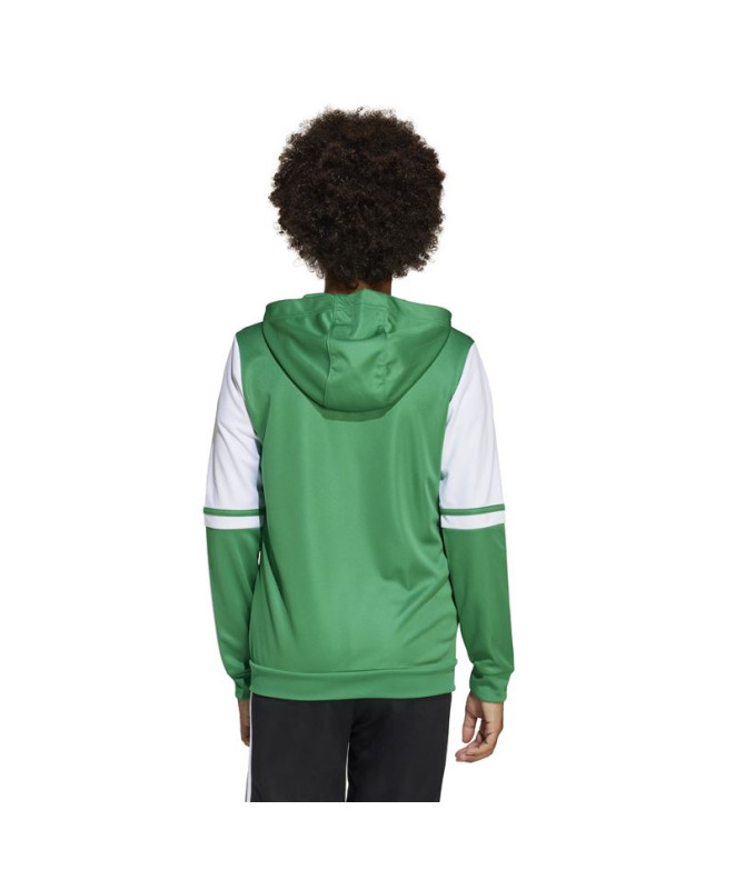 Sudadera de Fútbol adidas Squadra25 Hood Infantil Verde/Blanco