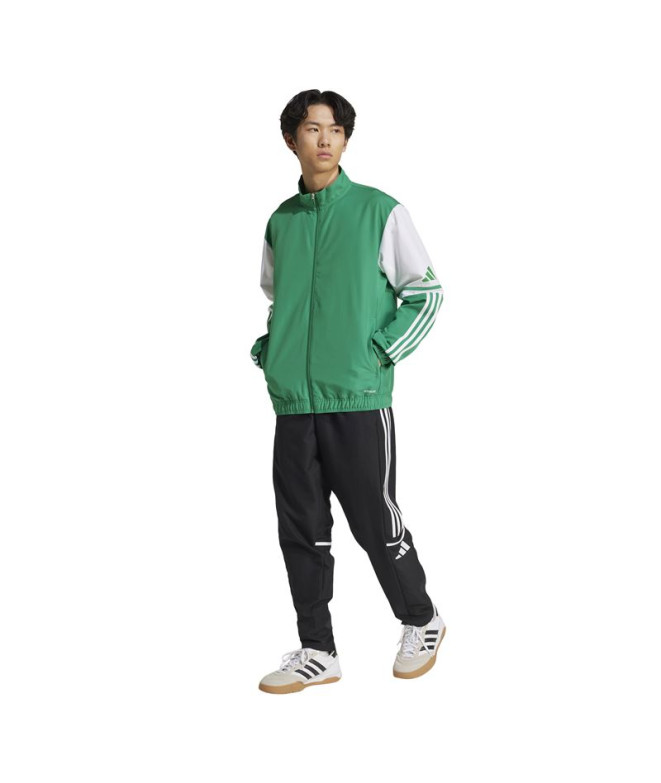 Chaqueta de Fútbol adidas Squadra25 Pre Hombre Verde/Blanco