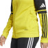 Moletom de Futebol adidas Squadra25 Hood Infantil Amarelo/Preto