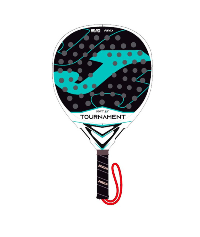 Pala de Pádel Joma Tournament Soft Blanco Verde Unisex