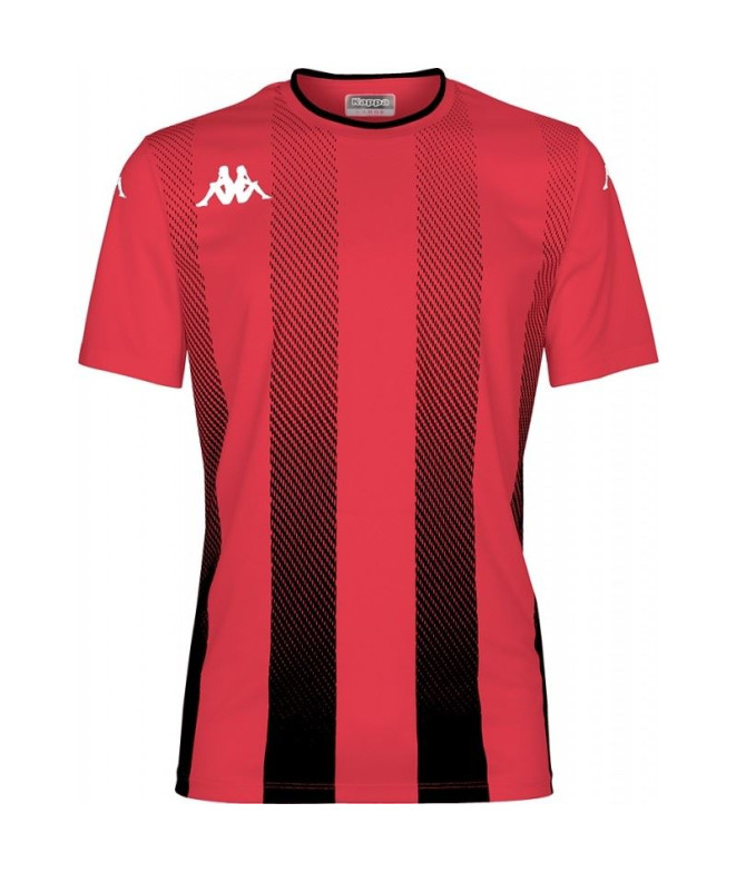 Moletom Futebol Kappa Bugo Homem Vermelho/Preto