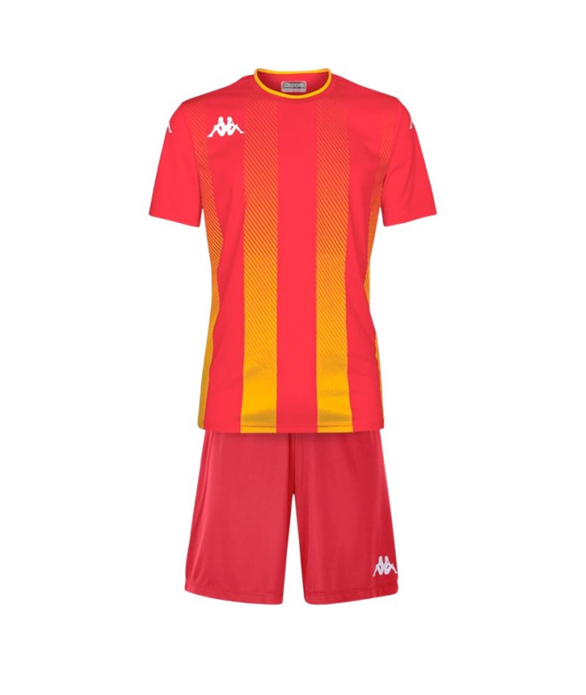 Sudadera Fútbol Kappa Bugo Hombre Red/Yellow Chrome