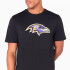 Camiseta New Era NOS NFL REGULAR Baltimore Ravens BLKWHI Hombre