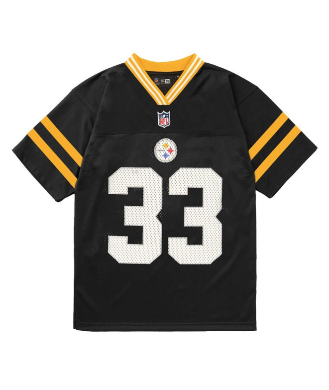 Camiseta New Era Nos Nfl Mesh Pitste Blk Hombre Negro