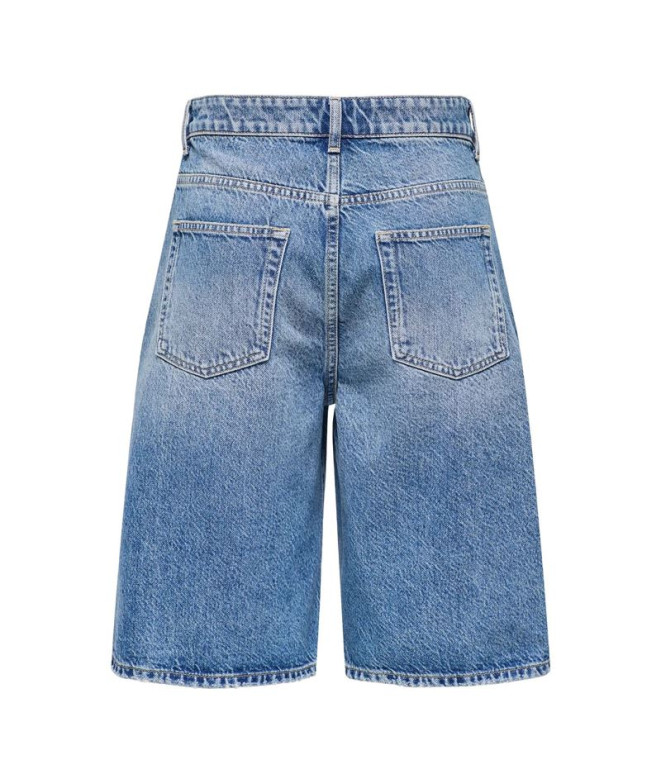 Pantalón Only Onlmate Reg Baggy Long Shorts Dnm...