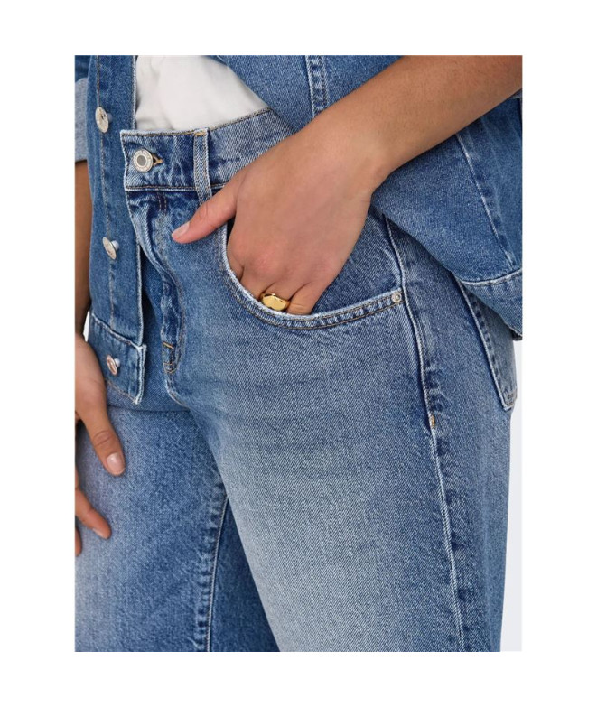 Pantalon Only Onlmate Reg Baggy Long Shorts Dnm...