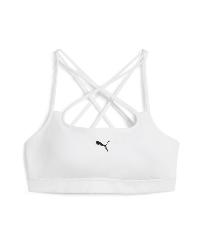 Brassiere de sport de Fitness Puma Move Strappy Bra, Whi Femme