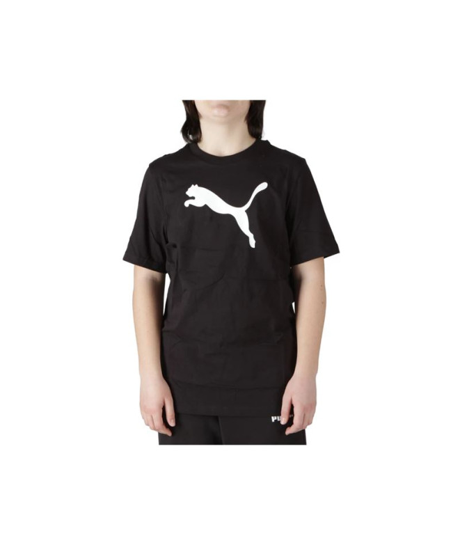 Camiseta Puma Essentials Cat Logo B, Black, Niño