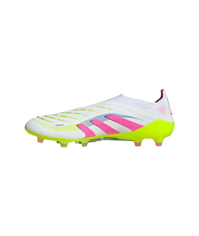 Bottes de football adidas Predator Elite AG Blanc