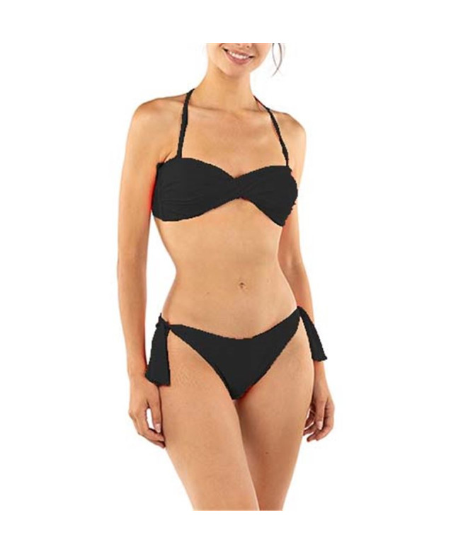 Bikini de Playa y piscina Alphadventure Pusai Mujer Negro