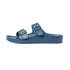 Tongs Brésiliennes Coastal Bleu Marine Femme