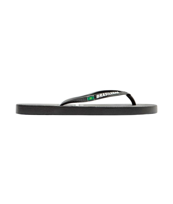 Chanclas Brasileras Classic Pro Negro Mujer