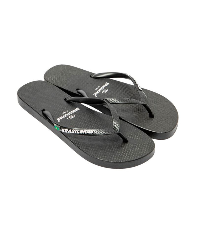 Chanclas Brasileras Classic Pro Negro Mujer