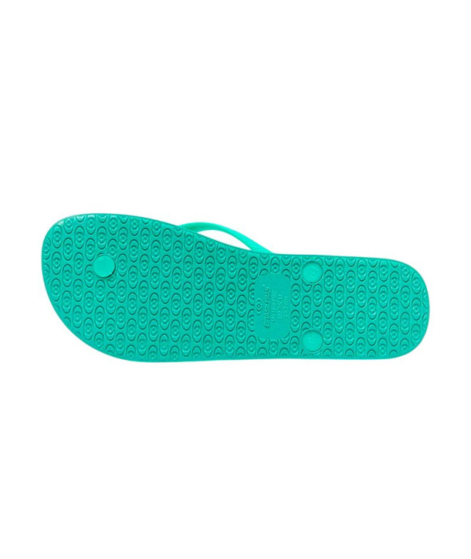 Chanclas Brasileras Classic Pro Water Verde Mujer